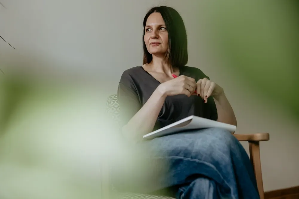 Milica Jovanović tokom razgovora